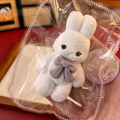 Bunny with bow Taba Squishy Toy