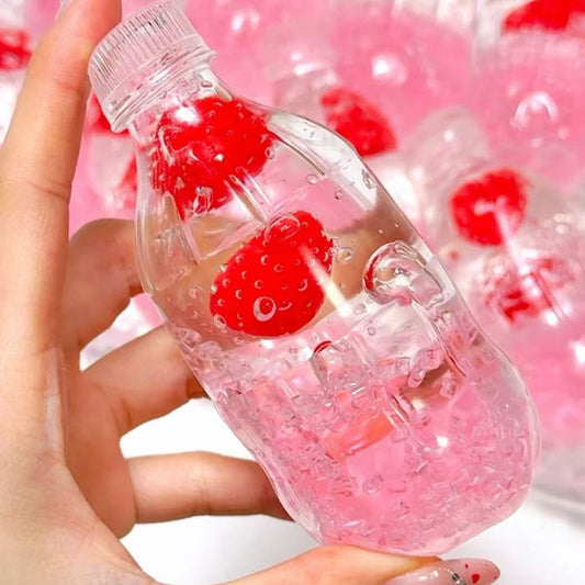Sparkling Water （the fruit is squishy）